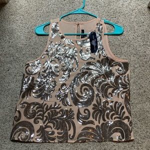 NWT Sparkly tank top- never worn